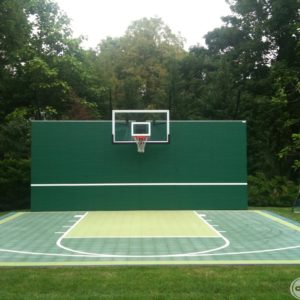 Basketball Court with Backboard
