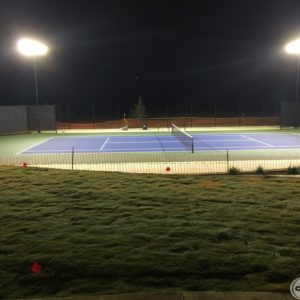 High Mast Stadium court day