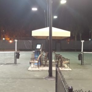 LED side by side with MH