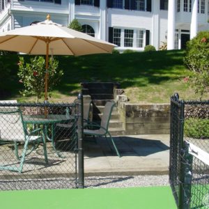 Courtside Sitting Area