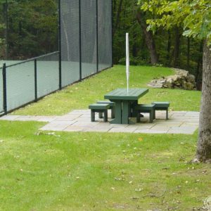 Courtside Sitting Area